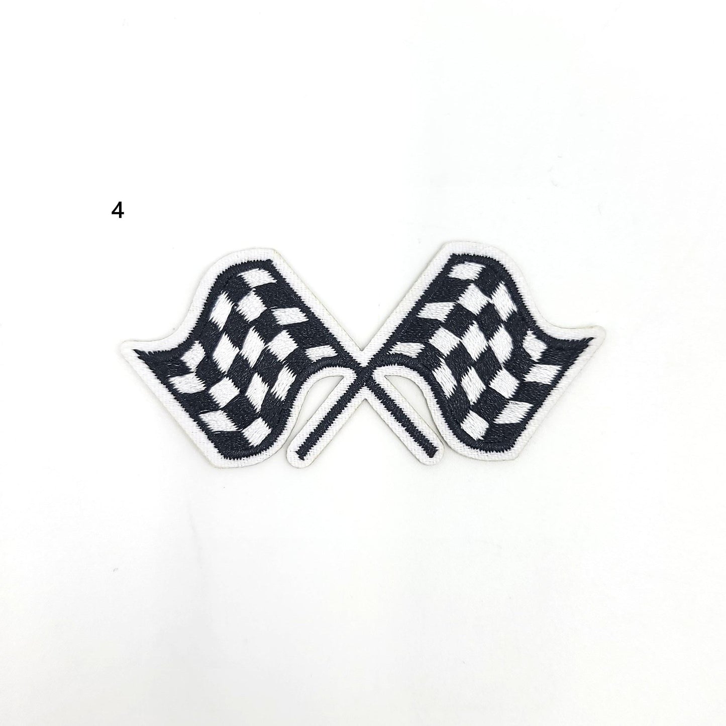 Small Embroidery Race Car Logos Patches - Ships from USA