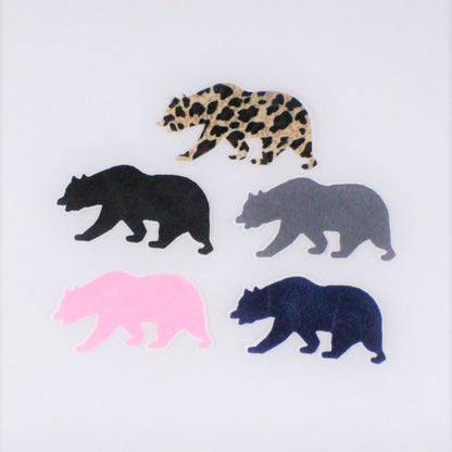 Fuzzy Bear and Hollywood Patches Five Colors Available - Ships from USA