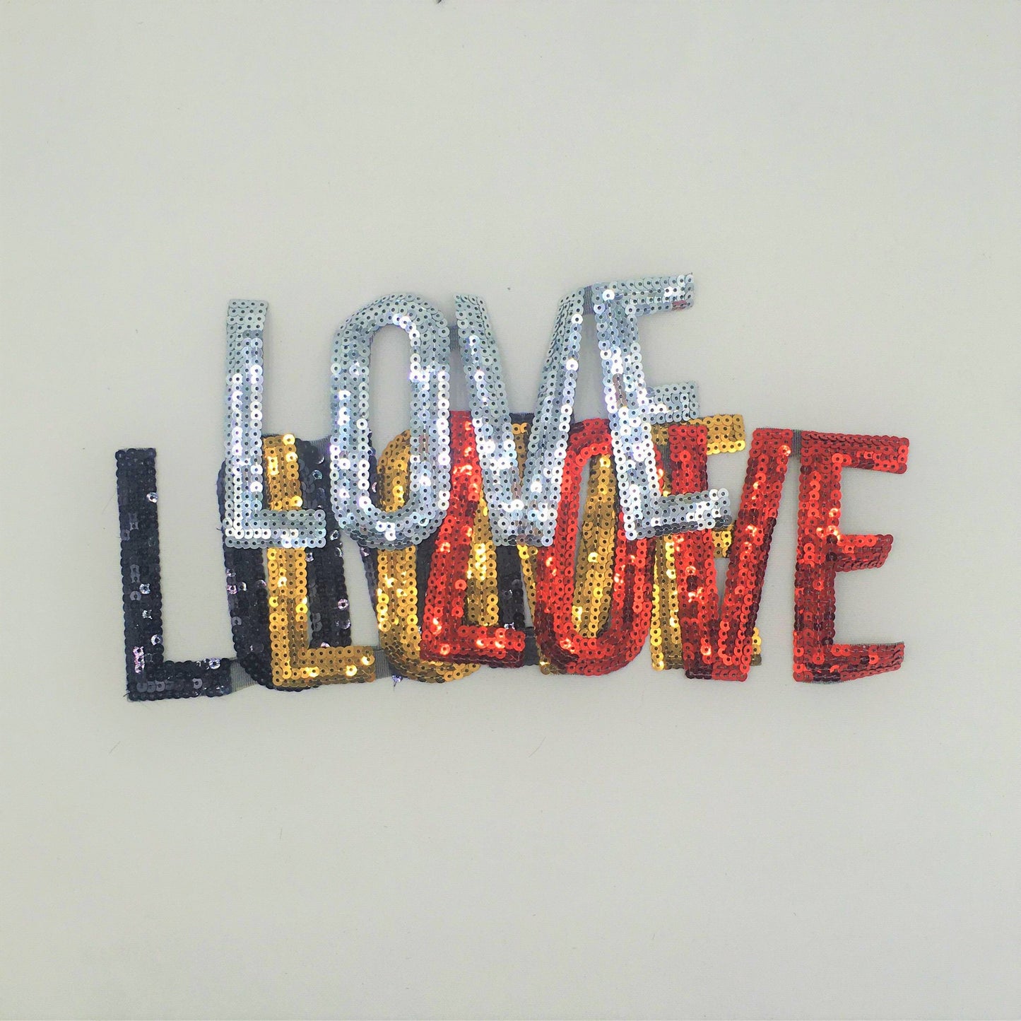 Sequin Thin Love Patches - Ships from USA