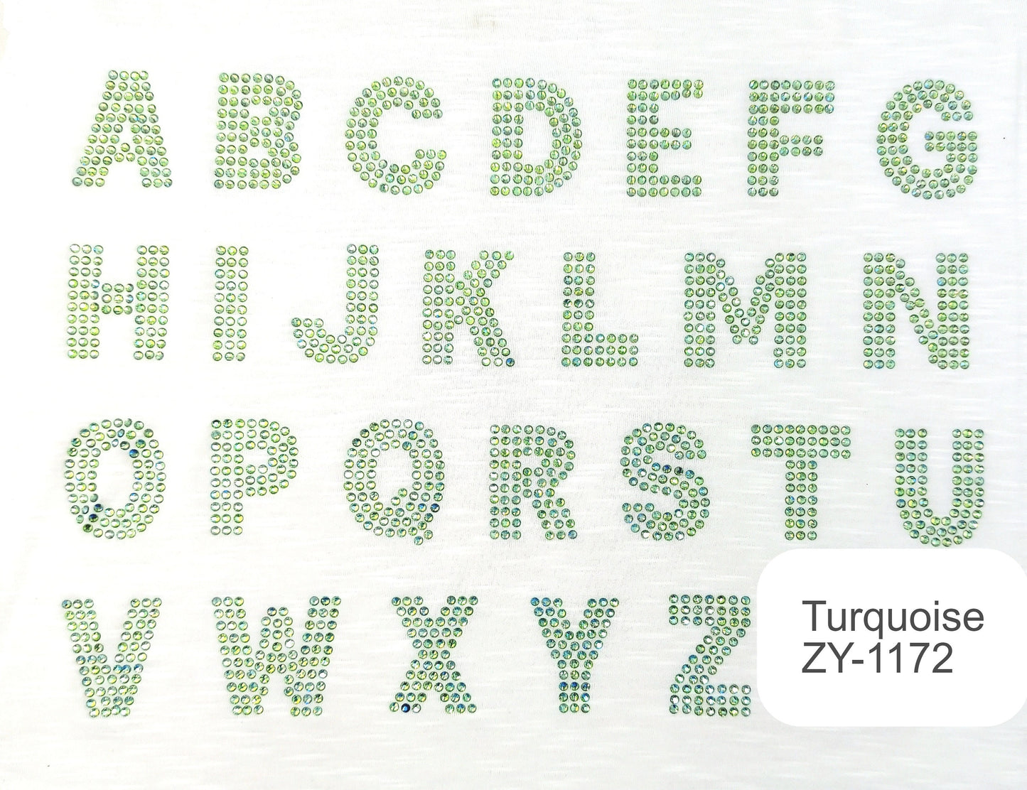 2 Inch Pearl and Rhinestone Letters - Multiple Colors