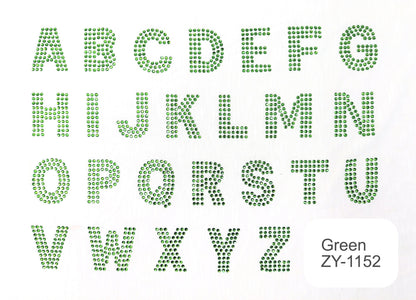 2 Inch Pearl and Rhinestone Letters - Multiple Colors