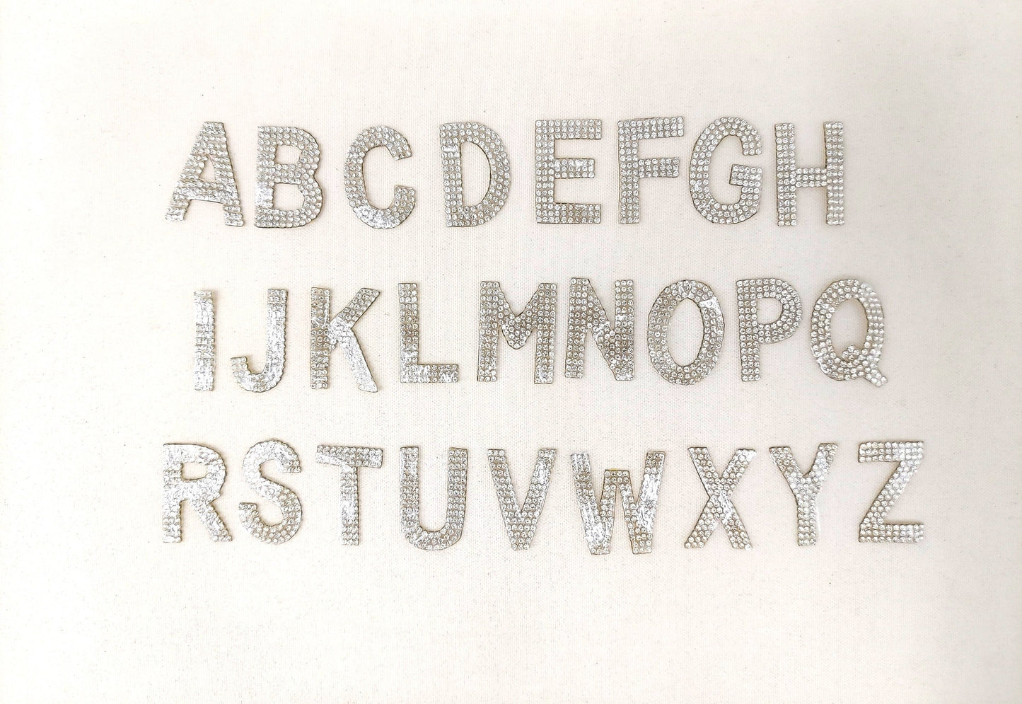 2 Inch Rhinestone Letters - Multiple Colors