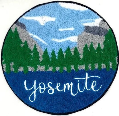 Large Landmark Chenille Souvenir Patch National Parks: Yosemite, Zion, Smoky Mountains, Everglades - 9 inch