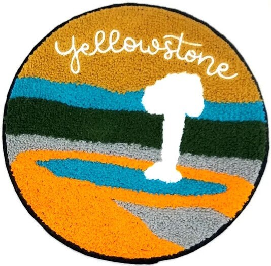 Large Landmark Chenille Souvenir Patch National Parks: Grand Canyon, Yellowstone, Arches, Acadia - 9 in