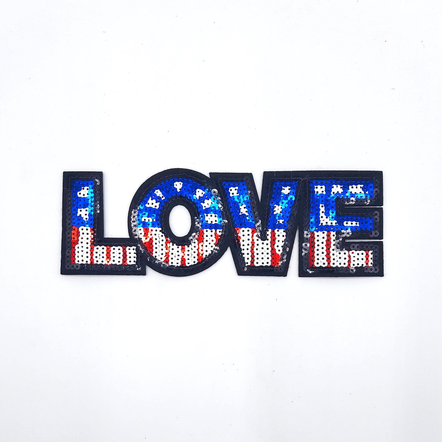 Sequin Kiss American Love Bossy Fame Patches - Ships from USA