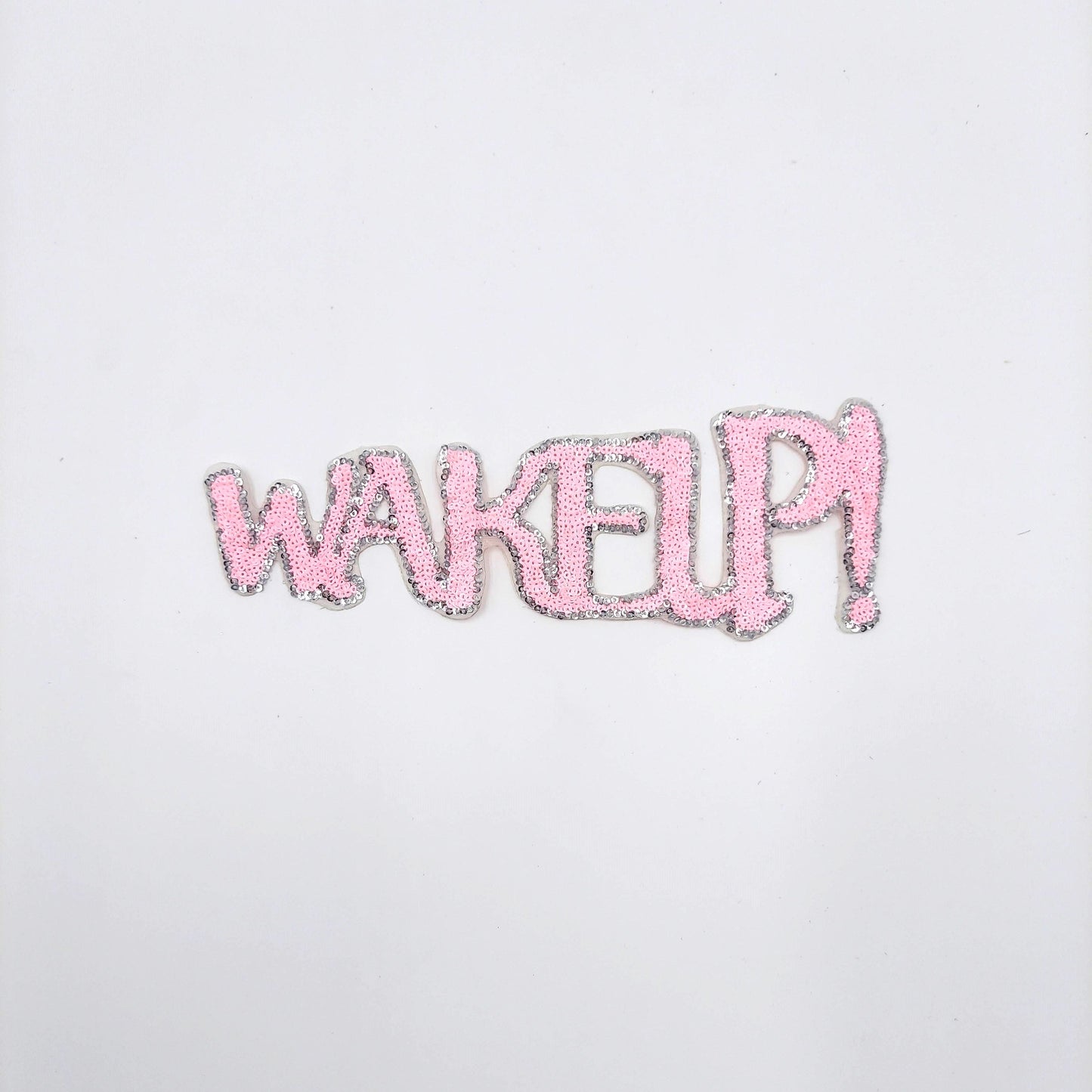 Sequin YEAH Wakeup Fuzzy M and Flash Patches - Ships from USA