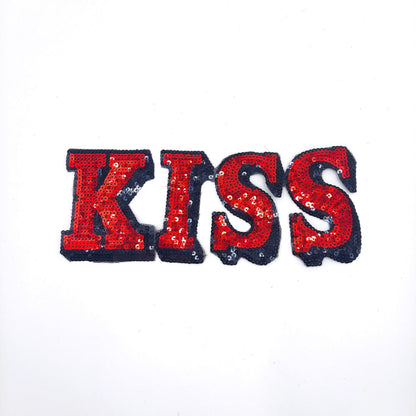 Sequin Kiss American Love Bossy Fame Patches - Ships from USA