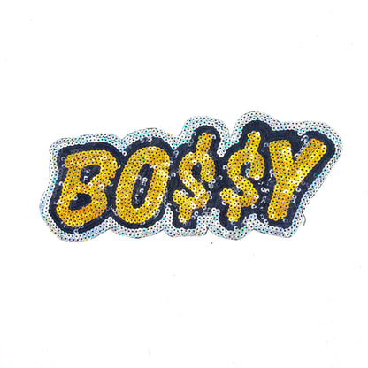 Sequin Kiss American Love Bossy Fame Patches - Ships from USA