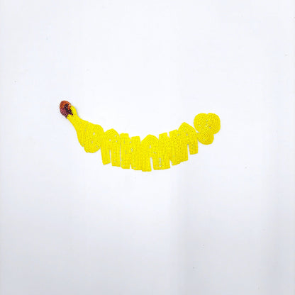 Sequin Banana in Bananas Play NASTY JUNGLE Patches - Ships from USA