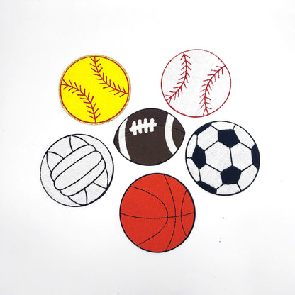 Sports Balls (Big and Small): Chenille Patch