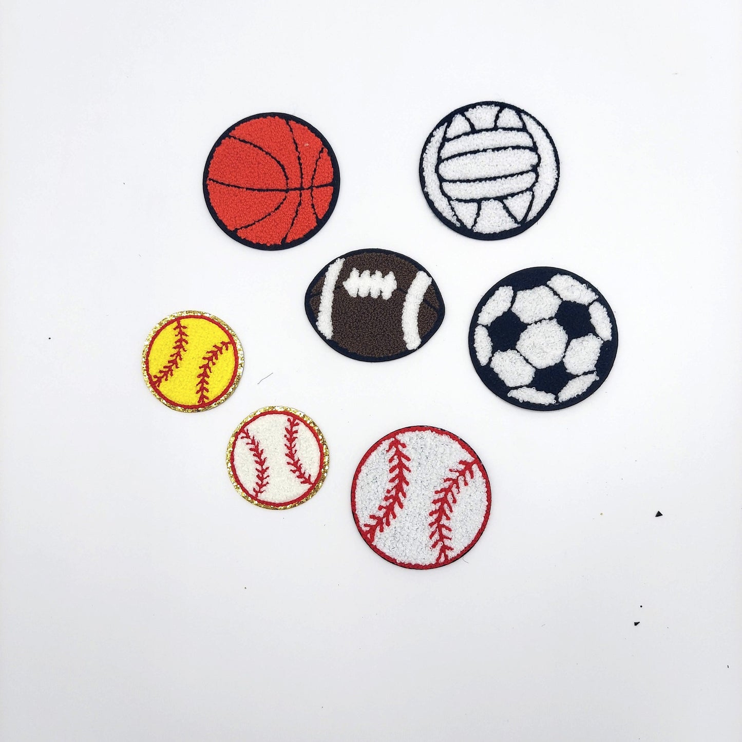 Sports Balls (Big and Small): Chenille Patch