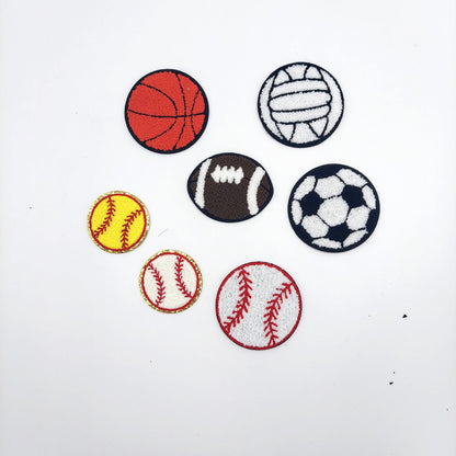 Sports Balls (Big and Small): Chenille Patch