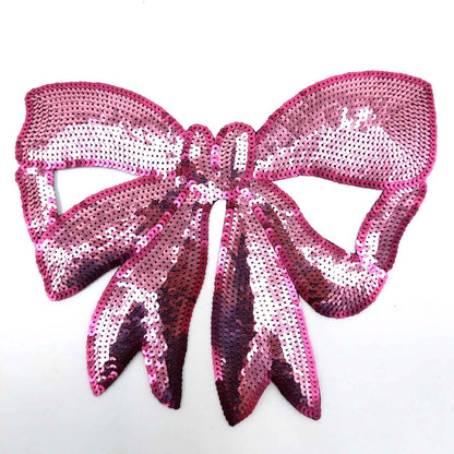 Sequin Big Bow Patches - Ships from USA