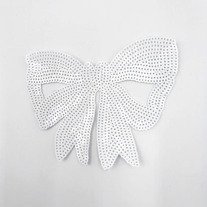 Sequin Small Bow Patches - Ships from USA