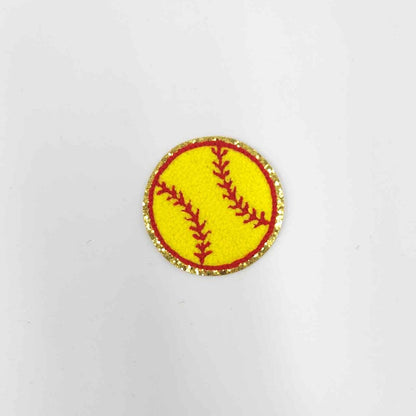 Sequin Baseball Softball Bats and Balls Patches - Ships from USA