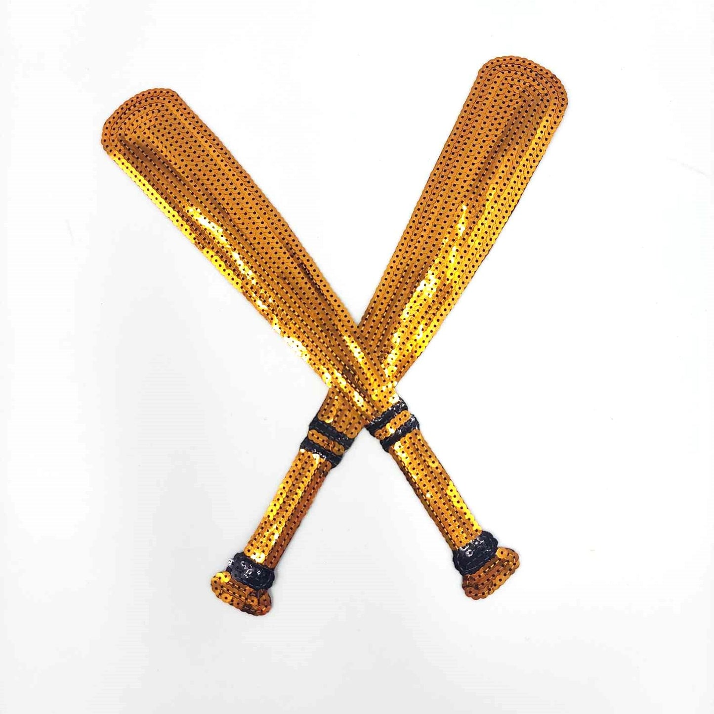 Sequin Baseball Softball Bats and Balls Patches - Ships from USA