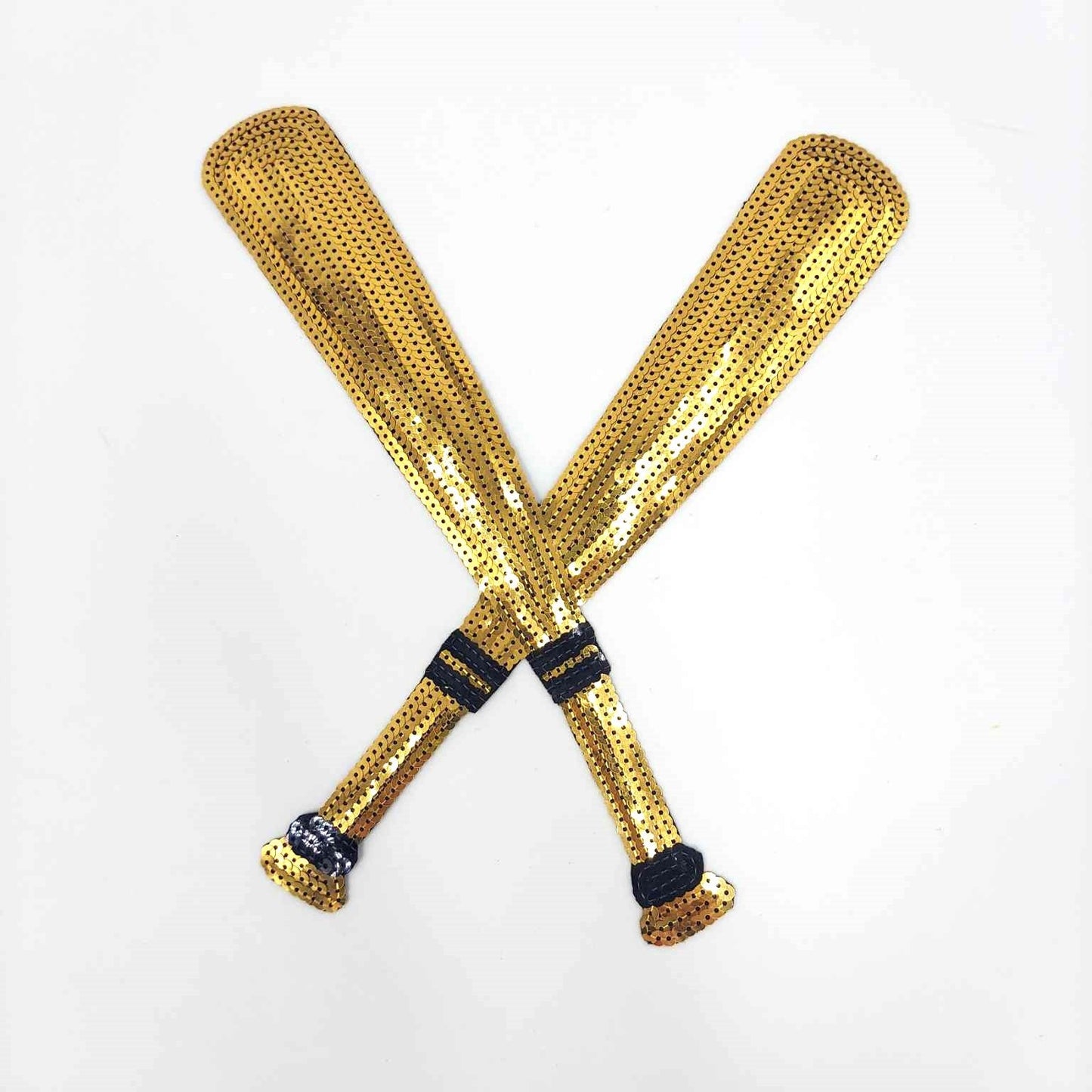 Sequin Baseball Softball Bats and Balls Patches - Ships from USA