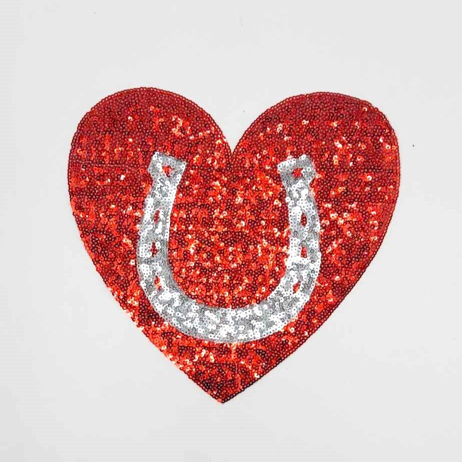 Sequin LOVE American Cowbow Patches - Ships from USA