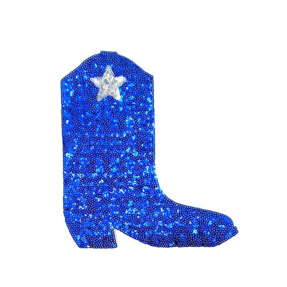 Sequin LOVE American Cowbow Patches - Ships from USA