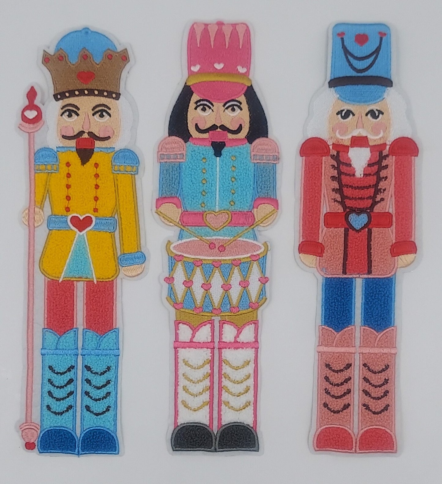 Embroidery and Chenille Nutcrackers - Ships from USA