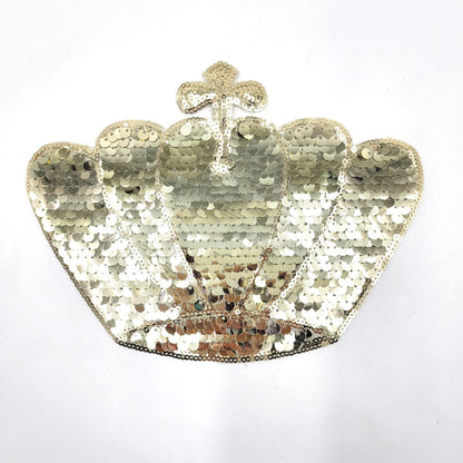 Sequin Gold Queen Crown and Queen with Crown - Ships from USA