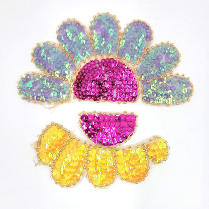 Cute Dainty Sequin Flower Patches - Ships from USA