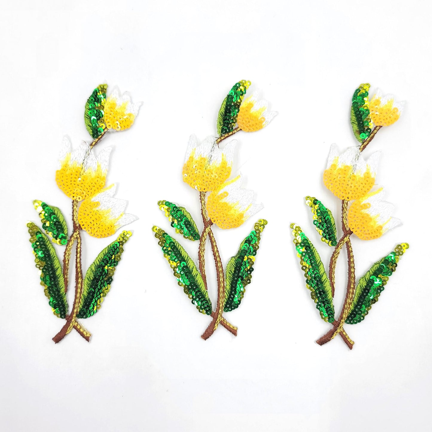 Cute Dainty Sequin Flower Patches - Ships from USA