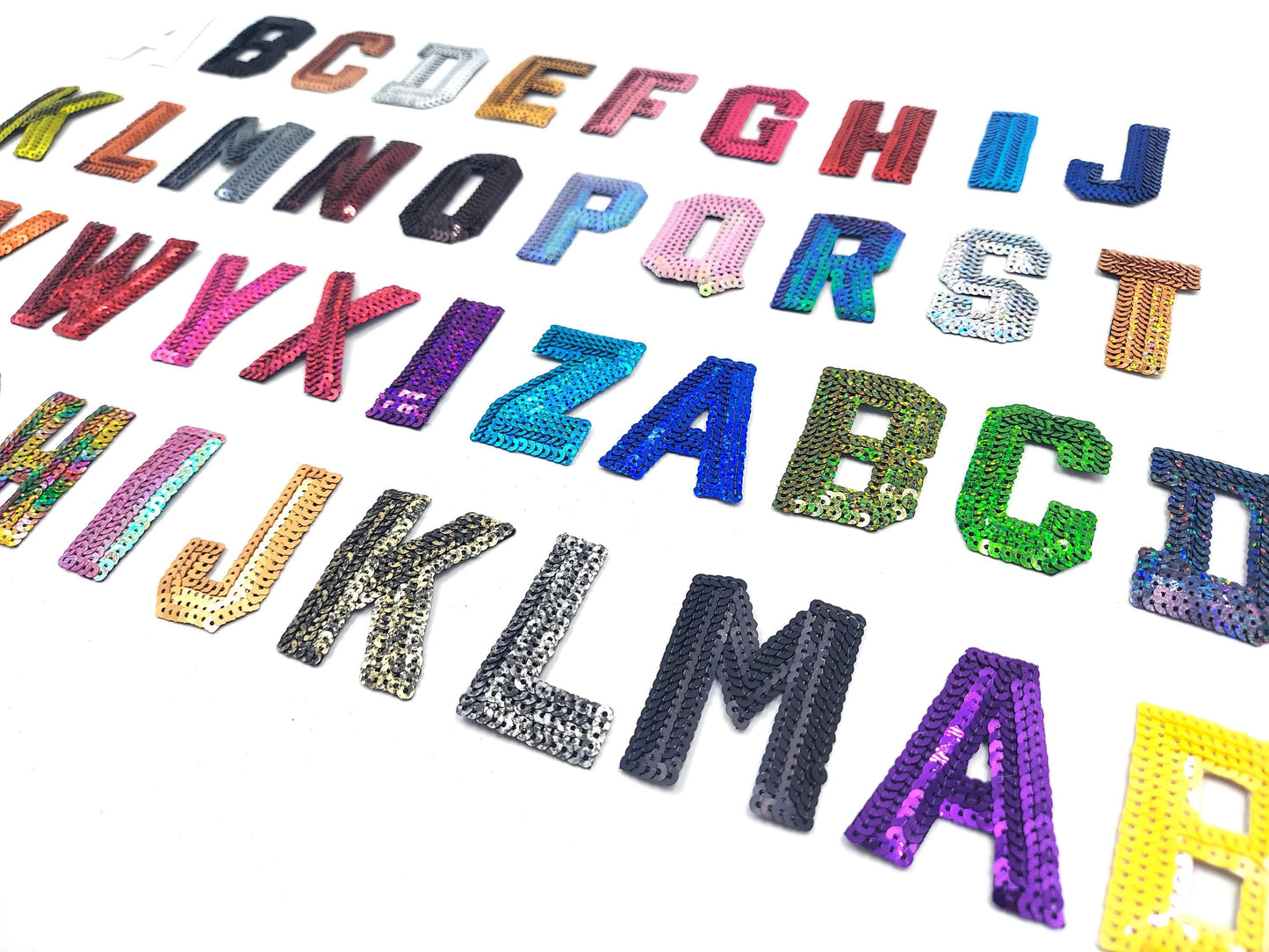 WHITE NOW AVAILABLE 2.5" Sequin Letters (Color Options)