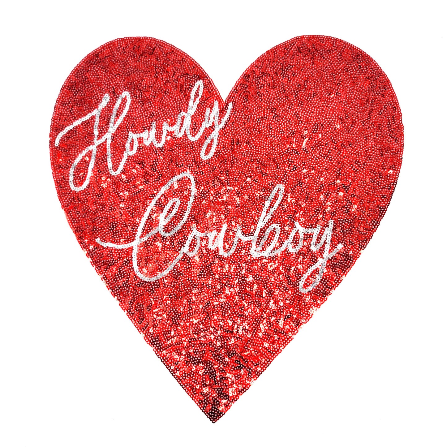 Sequin Cowboy Yee Haw Country Patches - Ships from USA