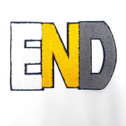END Chenille Patch - Ships from USA