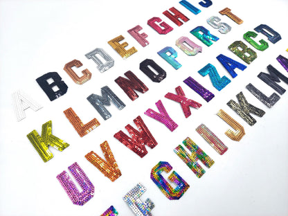 WHITE NOW AVAILABLE 2.5" Sequin Letters (Color Options)