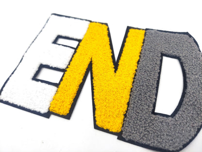 END Chenille Patch - Ships from USA
