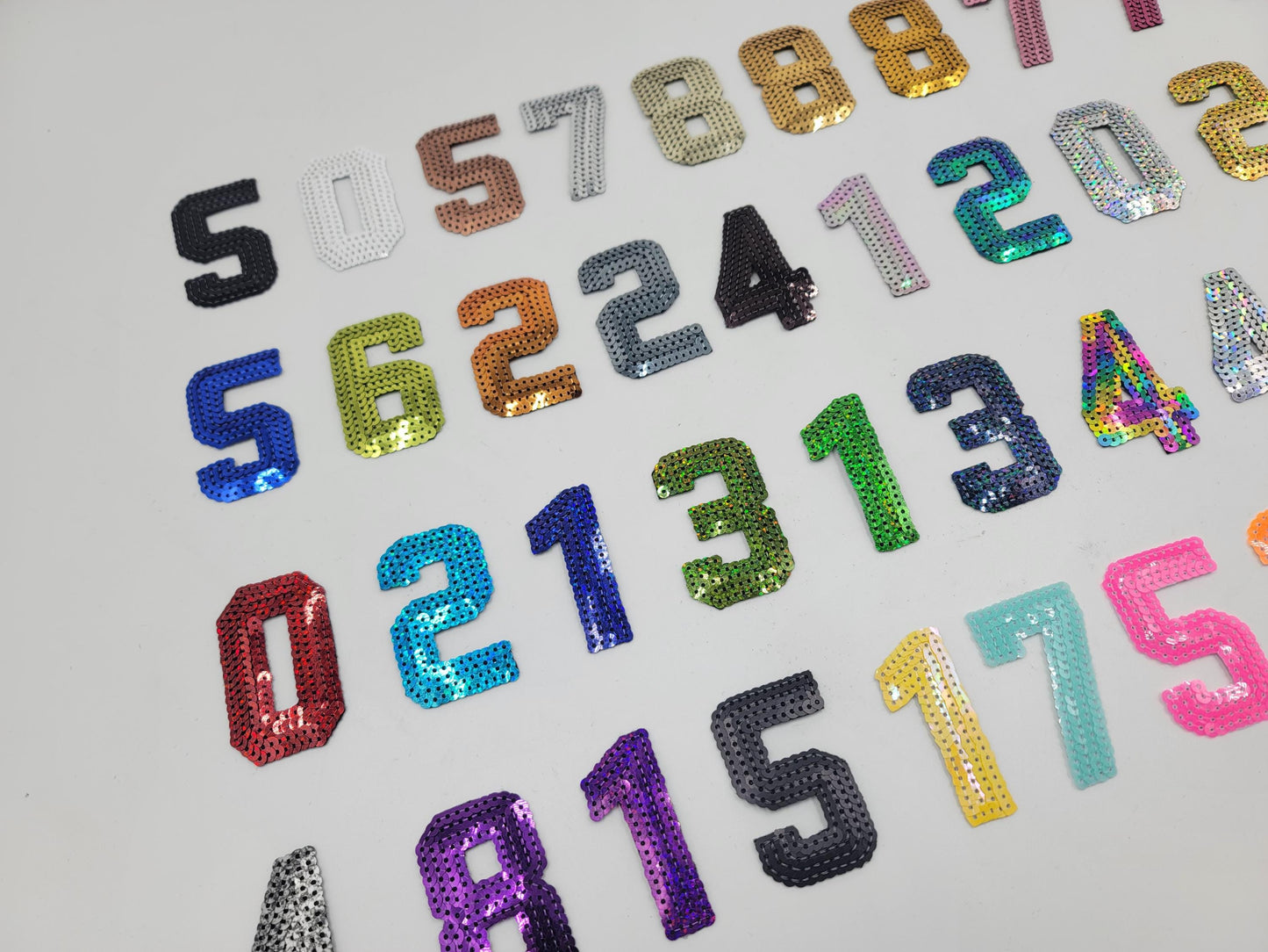 2.5in Sequin Numbers - Ships from USA